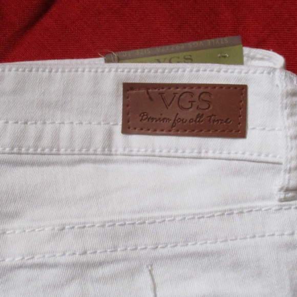 VGS Denim for All Time White Boot Cut Jeans Size 10 - Picture 3 of 7